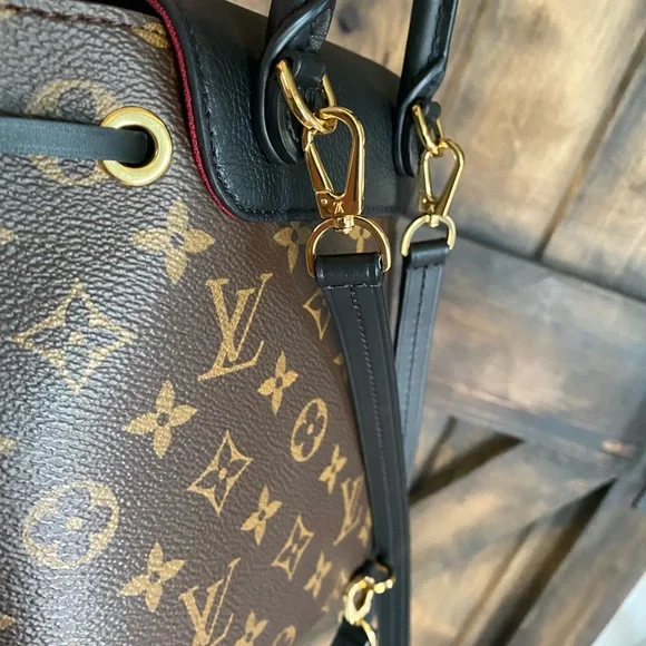 TRADED💝Louis Vuitton Montsouris Backpack BB monogram black noir purse - Picture 9 of 12